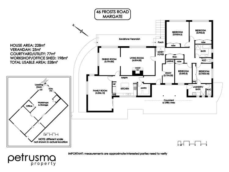 Floorplan of Homely house listing, 46 Frosts Road, Margate TAS 7054