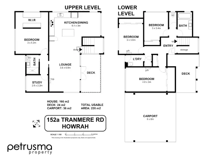 Floorplan of Homely house listing, 152a Tranmere Road, Howrah TAS 7018