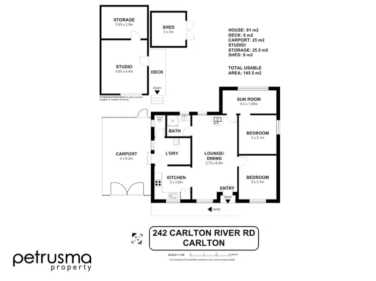 Floorplan of Homely house listing, 242 Carlton River Road, Carlton TAS 7173