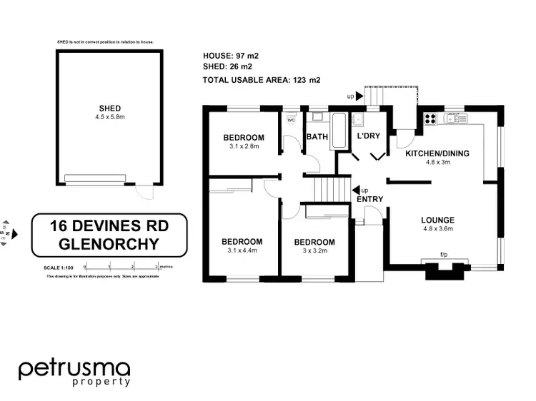 Floorplan of Homely house listing, 16 Devines Rd, Glenorchy TAS 7010