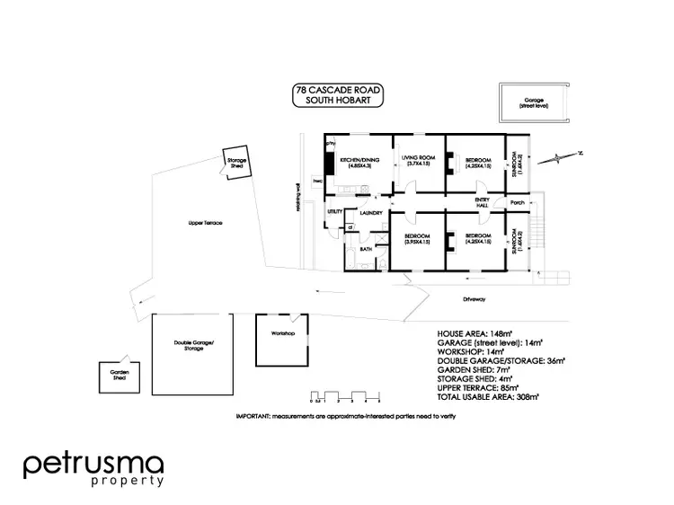 Floorplan of Homely house listing, 78 Cascade Road, South Hobart TAS 7004