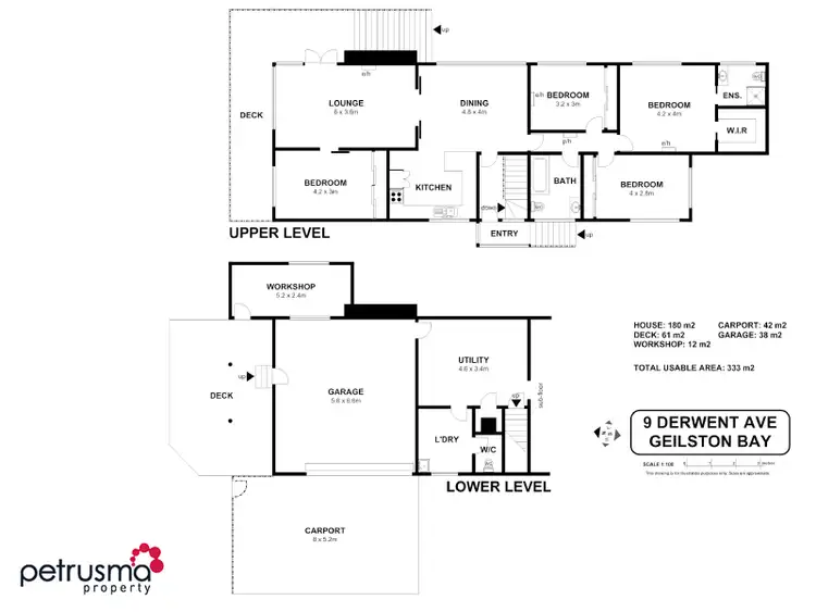 Floorplan of Homely house listing, 9 Derwent Avenue, Geilston Bay TAS 7015