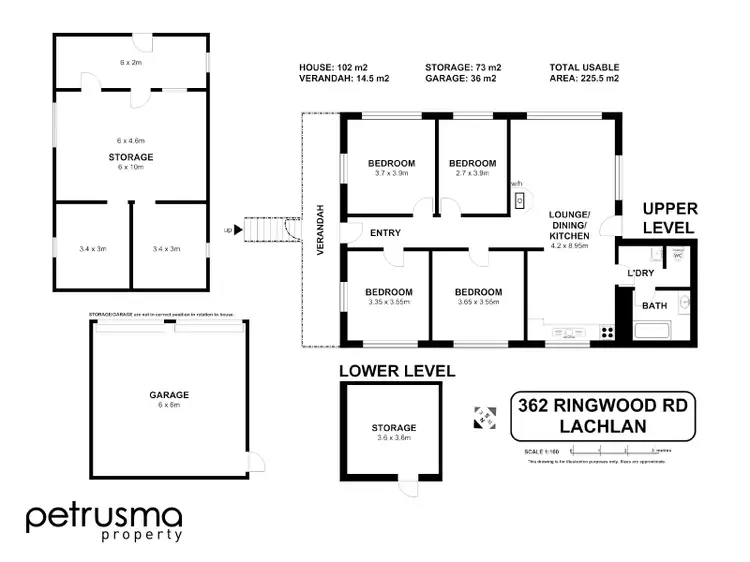 Floorplan of Homely house listing, 362 Ringwood Road, Lachlan TAS 7140
