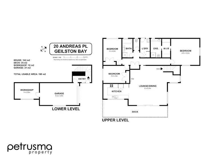 Floorplan of Homely house listing, 20 Andreas Place, Geilston Bay TAS 7015