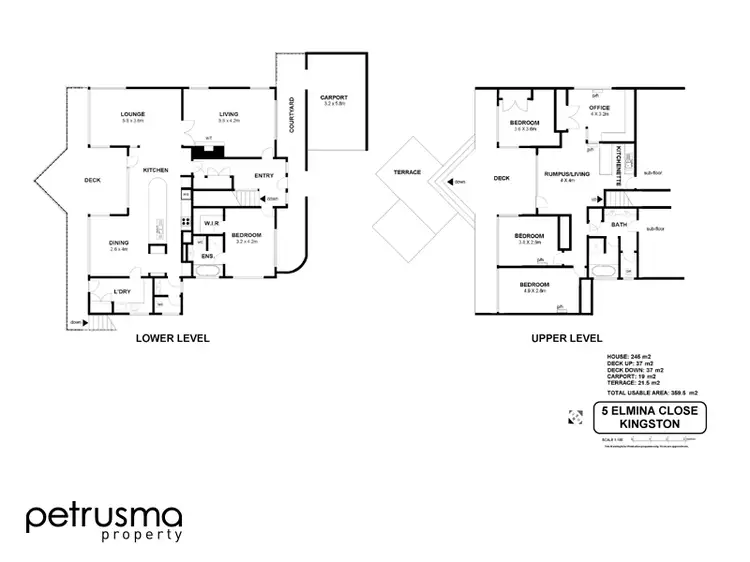 Floorplan of Homely house listing, 5 Elmina Close, Kingston TAS 7050