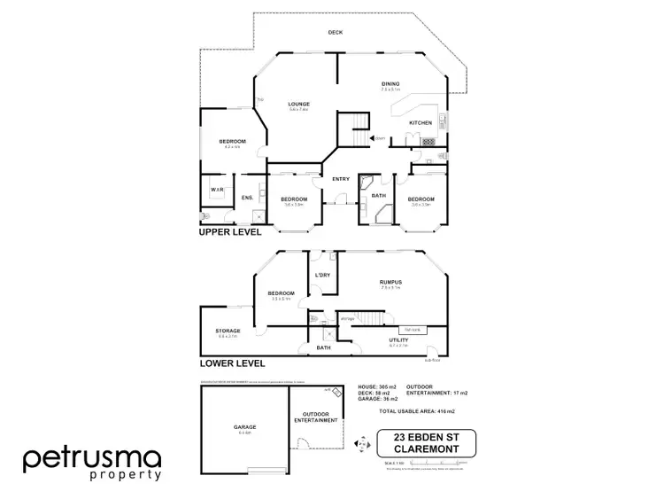 Floorplan of Homely house listing, 23 Ebden Street, Claremont TAS 7011