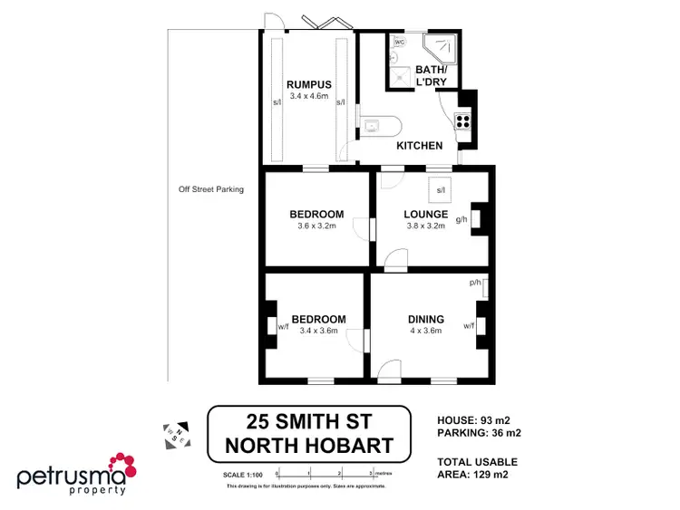 Floorplan of Homely house listing, 25 Smith Street, North Hobart TAS 7000