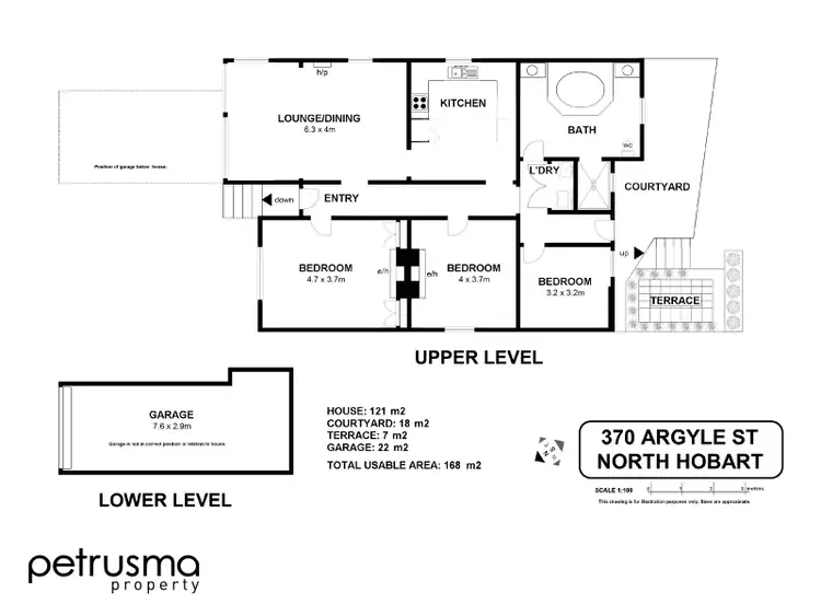 Floorplan of Homely house listing, 370 Argyle Street, North Hobart TAS 7000