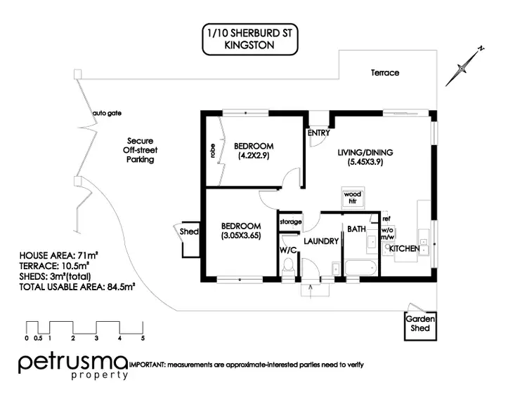 Floorplan of Homely house listing, 1/10 Sherburd Street, Kingston TAS 7050