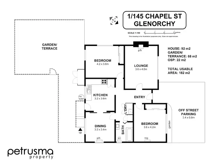 Floorplan of Homely house listing, 1/145 Chapel Street, Glenorchy TAS 7010