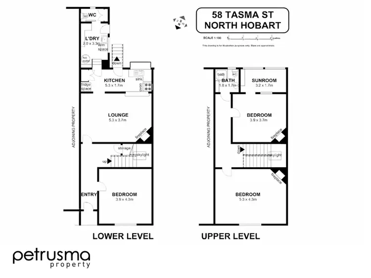 Floorplan of Homely house listing, 58 Tasma Street, North Hobart TAS 7000