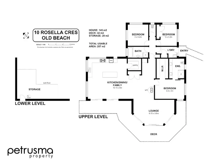 Floorplan of Homely house listing, 10 Rosella Crescent, Old Beach TAS 7017