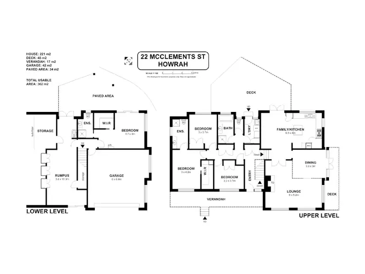 Floorplan of Homely house listing, 22 McClements Street, Howrah TAS 7018
