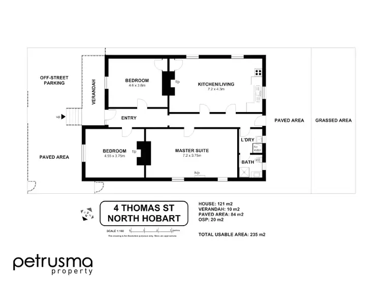 Floorplan of Homely house listing, 4 Thomas Street, North Hobart TAS 7000