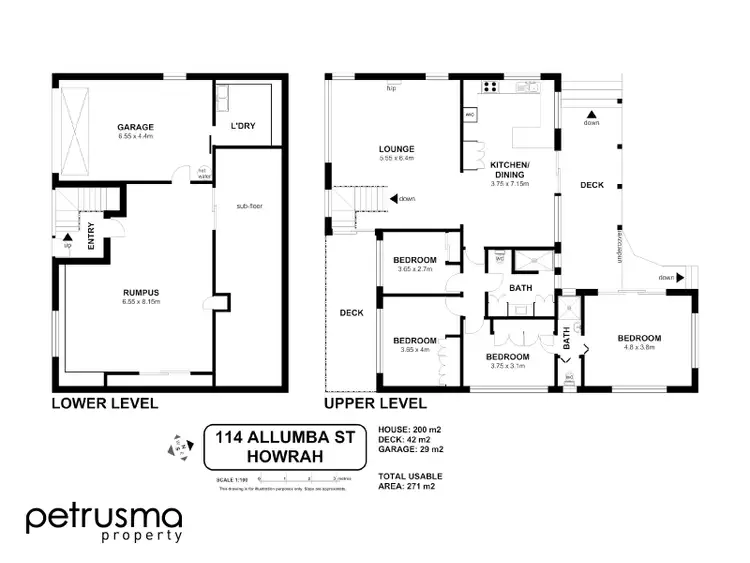 Floorplan of Homely house listing, 114 Allumba Street, Howrah TAS 7018