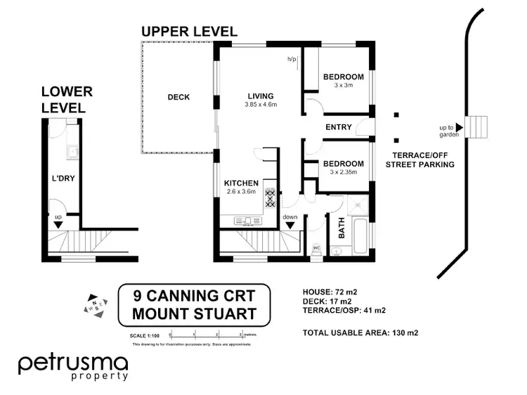 Floorplan of Homely house listing, 9 Canning Court, Mount Stuart TAS 7000