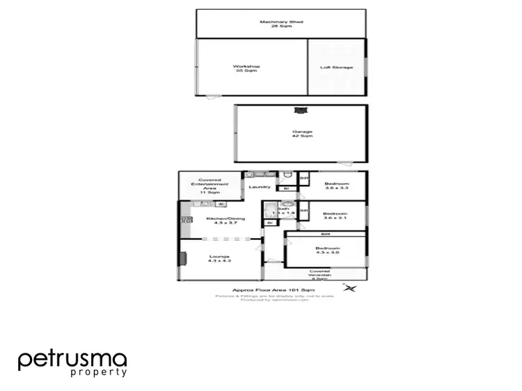 Floorplan of Homely house listing, 1886 Lyell Highway, Lawitta TAS 7140