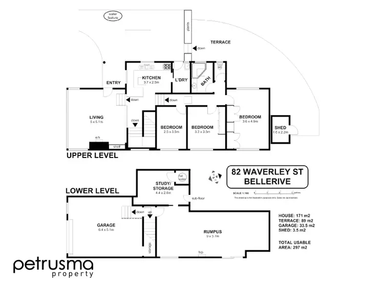 Floorplan of Homely house listing, 82 Waverley Street, Bellerive TAS 7018