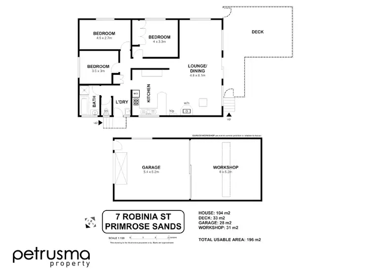Floorplan of Homely house listing, 7 Robinia Street, Primrose Sands TAS 7173
