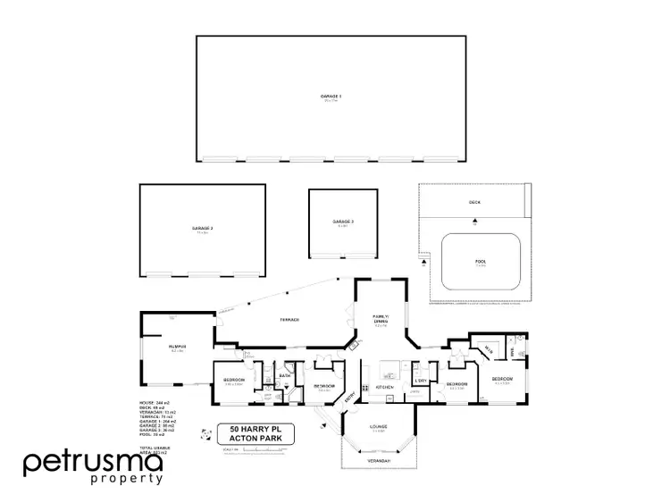 Floorplan of Homely house listing, 50 Harry Place, Acton Park TAS 7170