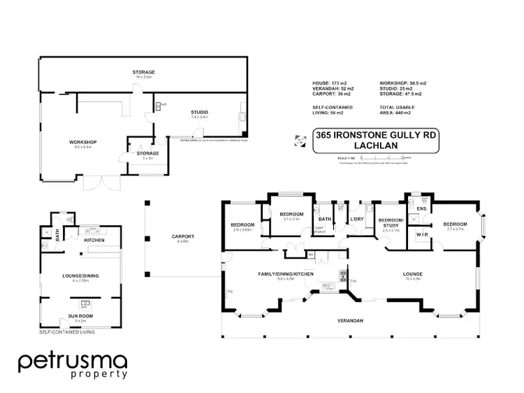 Floorplan of Homely house listing, 365 Ironstone Gully Road, Lachlan TAS 7140