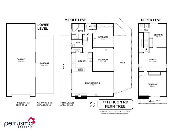 Floorplan of Homely house listing, 771a Huon Road, Fern Tree TAS 7054