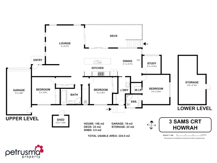 Floorplan of Homely house listing, 3 Sams Court, Howrah TAS 7018
