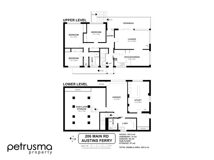 Floorplan of Homely house listing, 206 Main Road, Austins Ferry TAS 7011