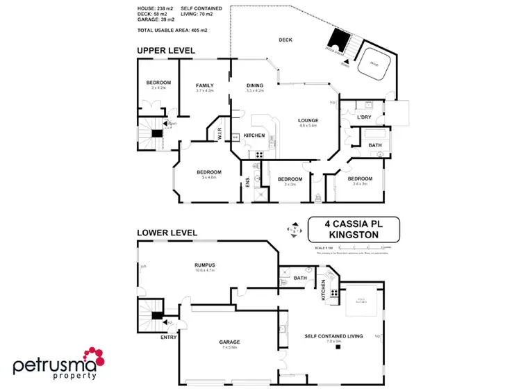 Floorplan of Homely house listing, 4 Cassia Place, Kingston TAS 7050