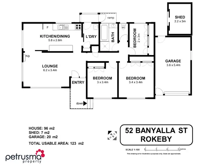 Floorplan of Homely house listing, 52 Banyalla Street, Rokeby TAS 7019