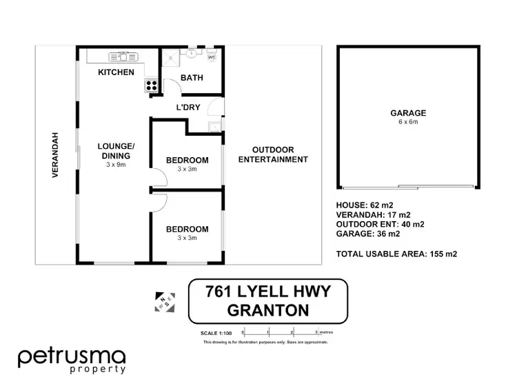 Floorplan of Homely house listing, 761 Lyell Hwy, Granton TAS 7030