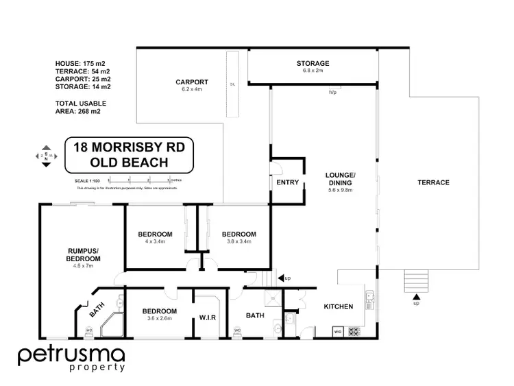 Floorplan of Homely house listing, 18 Morrisby Road, Old Beach TAS 7017