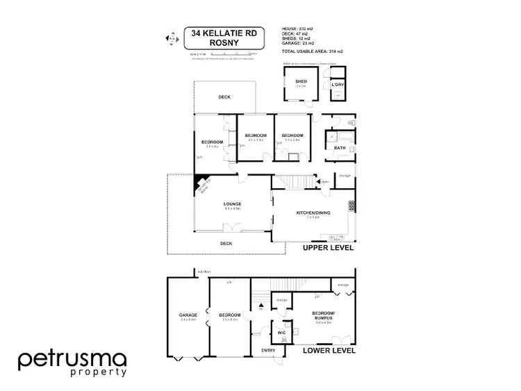 Floorplan of Homely house listing, 34 Kellatie Road, Rosny TAS 7018