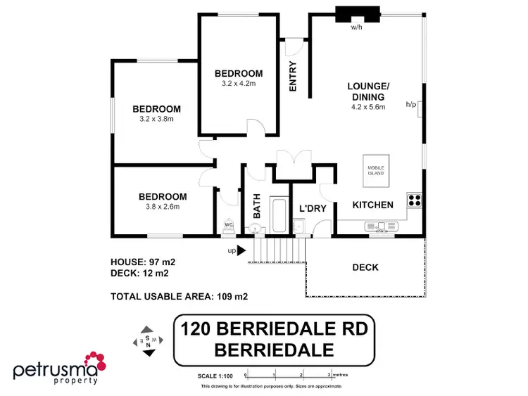 Floorplan of Homely house listing, 120 Berriedale Road, Berriedale TAS 7011