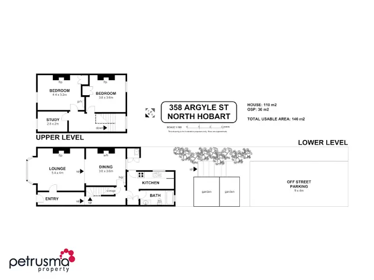 Floorplan of Homely house listing, 358 Argyle Street, North Hobart TAS 7000