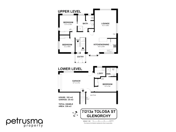 Floorplan of Homely unit listing, 7/213a Tolosa Street, Glenorchy TAS 7010