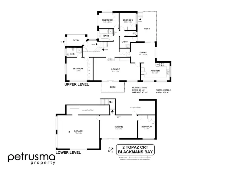 Floorplan of Homely house listing, 2 Topaz Court, Blackmans Bay TAS 7052