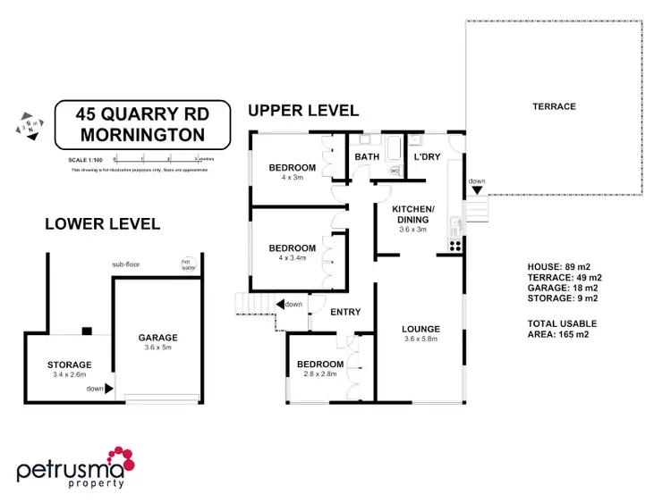 Floorplan of Homely house listing, 45 Quarry Road, Mornington TAS 7018