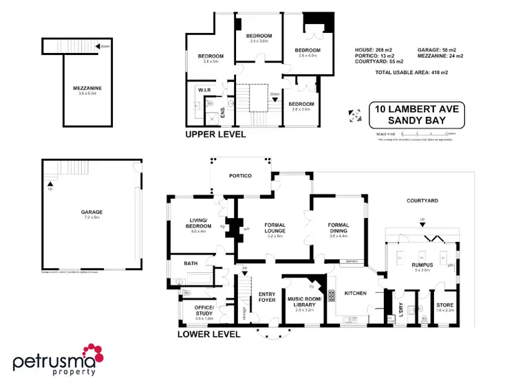 Floorplan of Homely house listing, 10 Lambert Avenue, Sandy Bay TAS 7005
