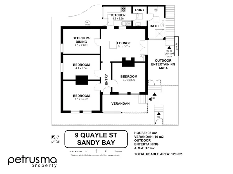 Floorplan of Homely house listing, 9 Quayle Street, Sandy Bay TAS 7005