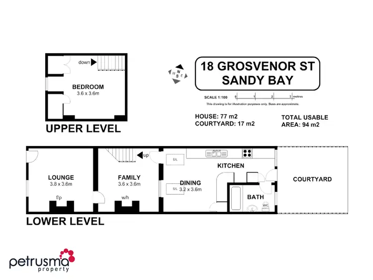 Floorplan of Homely house listing, 18 and 20 Grosvenor Street, Sandy Bay TAS 7005