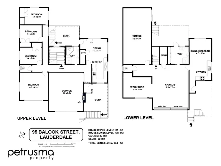 Floorplan of Homely house listing, 95 Balook Street, Lauderdale TAS 7021