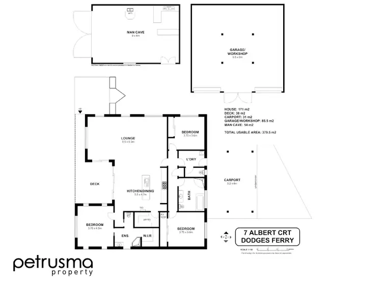 Floorplan of Homely house listing, 7 Albert Court, Dodges Ferry TAS 7173