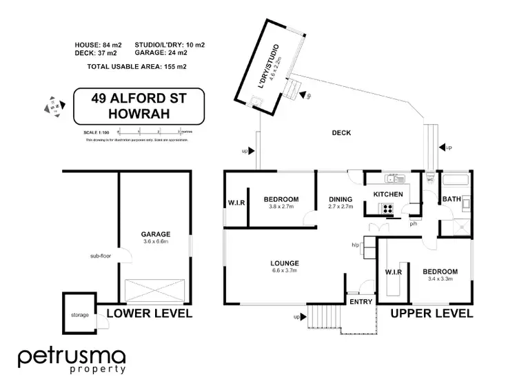 Floorplan of Homely house listing, 49 Alford Street, Howrah TAS 7018