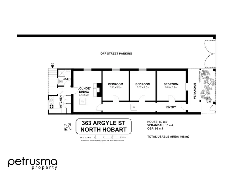 Floorplan of Homely house listing, 363 Argyle Street, North Hobart TAS 7000