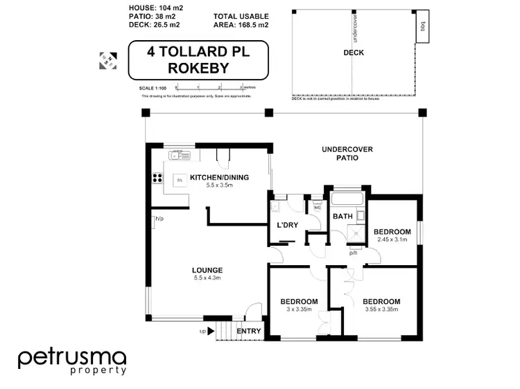 Floorplan of Homely house listing, 4 Tollard Place, Rokeby TAS 7019