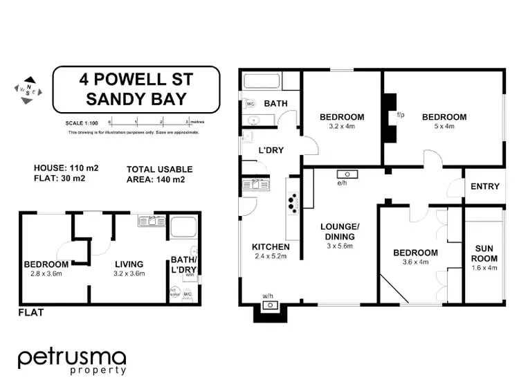 Floorplan of Homely house listing, 4 Powell Street, Sandy Bay TAS 7005