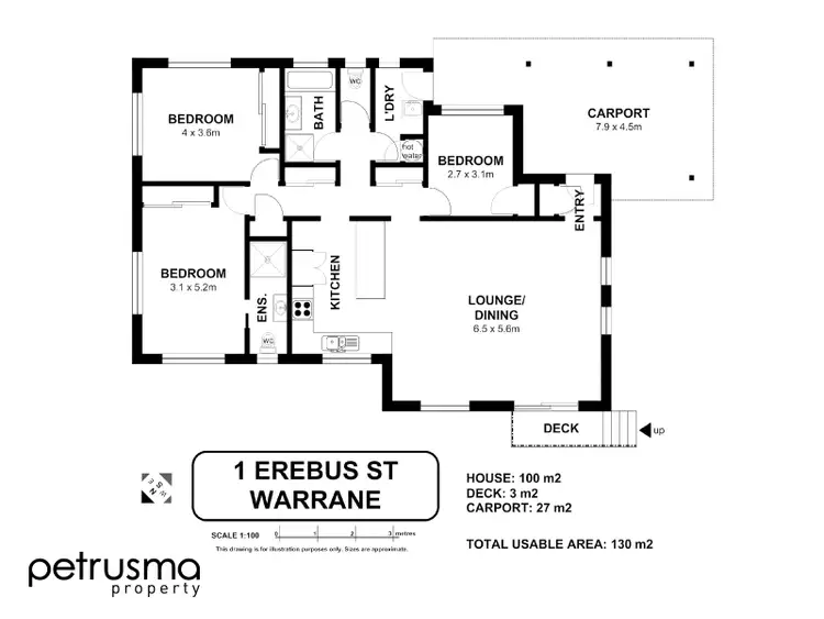 Floorplan of Homely house listing, 1 Erebus Street, Warrane TAS 7018