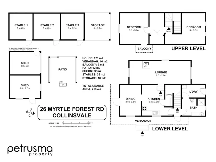 Floorplan of Homely house listing, 26 Myrtle Forest Road, Collinsvale TAS 7012