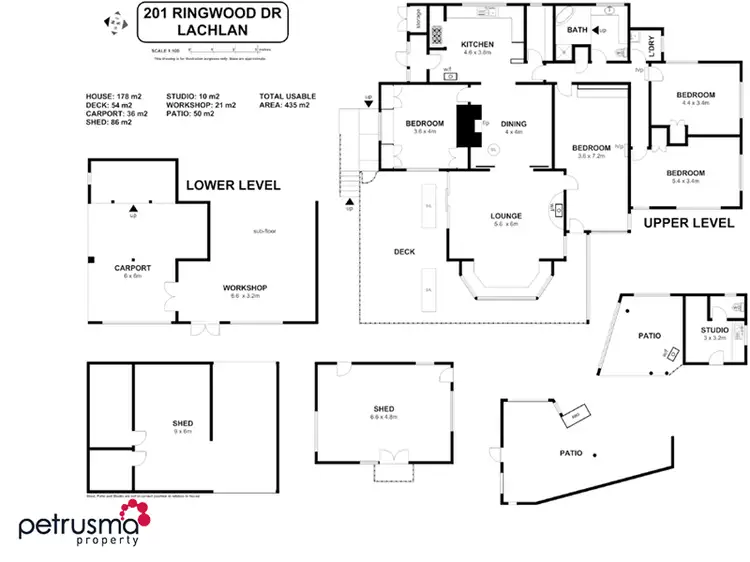 Floorplan of Homely house listing, 201 Ringwood Road, Lachlan TAS 7140